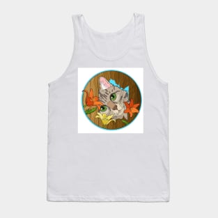 Garden Kitty Cat Tank Top